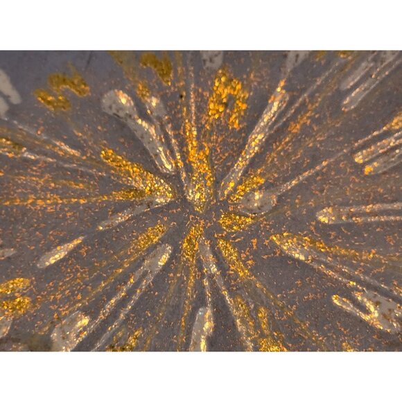 West Germany Mid-Century Modern Atomic Ceramic Platter - Picture 4 of 11